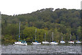 SD3895 : Yachts moored on Windermere near Sawry by Robin Drayton