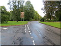 Road (A834) entering Strathpeffer