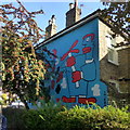 Gable end mural.  Elm Grove, Peckham
