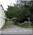 Public footpath ascending from Wyndham Street, Wyndham