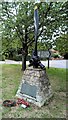 Memorial to crew of Stirling bomber on Laughterton village green