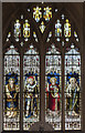 SP0202 : Stained glass window, St John the Baptist church, Cirencester by Julian P Guffogg