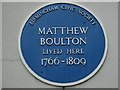 Matthew Boulton Blue Plaque