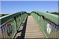 SH3182 : Footbridge over the Afon Alaw (Anglesey Coastal Path) by Jeff Buck