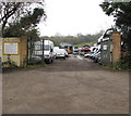 Entrance to Pantile Motor Works, Office Row, Penrhiwfer