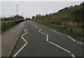 Zigzag markings on the approach to Williamstown Primary School