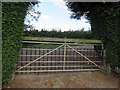 Gate to small holding yard