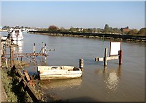 TG5208 : Boats moored on the River Bure by Evelyn Simak