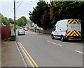 Wales & West Utilities van, Commercial Street, Fleur-de-lis