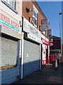 Post Office and shops on Hollins Road, Oldham