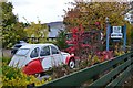 2CV with TV connection, Laggan