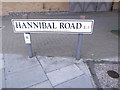 TQ3581 : Street sign, Hannibal Road E1 by Robin Sones