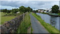 Towpath along the Leeds and Liverpool Canal at Hapton