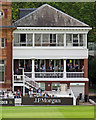 TQ2682 : Lord's: Bowlers' Bar and the five-minute bell by John Sutton
