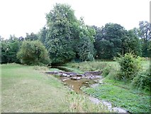 SU8695 : Hughenden Stream: Hughenden Park Weir (3 of 4) by Nigel Cox