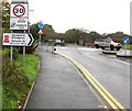 End of the 15mph zone near Morriston Hospital, Swansea