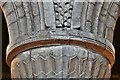 Sherburn in Elmet, All Saints Church: Nave capital 2