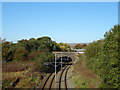 Metrolink tram line towards Rochdale