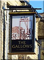 Sign for the Gallows public house, Milnrow