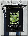 Sign for the Entwistle Arms, Rochdale