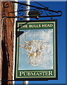 Faded sign for the Bulls Head, Smallbridge