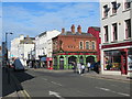 High Street Cheltenham Spa with The Vine Public House