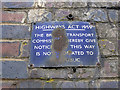 British Transport Commission sign on Grove Road bridge