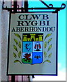 Clwb Rygbi Aberhonddu name sign, Brecon