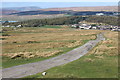 Track across Manmoel Common