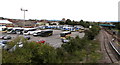 ST3261 : Coaches parked near Weston-super-Mare railway station by Jaggery