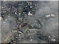 Rochdale town centre from the air