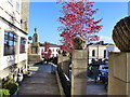 Looking down Chepstow High Street