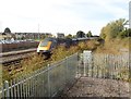 Plymouth train approaches Taunton