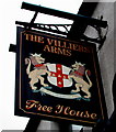 Villiers Arms name sign, Swansea