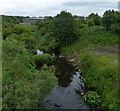 Colne Water next to the Swinden Aqueduct