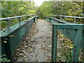 Footbridge over the Rhymney River