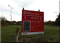 TL9123 : Marks Tey Station Car Park sign by Geographer