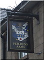 Sign for the Feildens Arms, Feniscowles