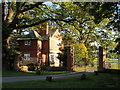 Lodge and gateway to Gredington Park