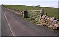 NX9919 : Field gateway on north side of School Brow by Roger Templeman