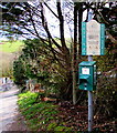SS9387 : Ogmore Valley Community Route notice, Pant-yr-awel by Jaggery
