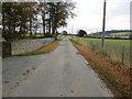 Minor road at Botary Mains