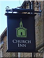 Sign for the Church Inn, Mossley