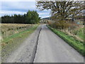 Track from Auchincrieve joining the B9022 road