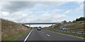 Farm track and footpath bridge over A505 outside Baldock