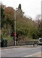 Telecoms cabinet, The Struet, Brecon