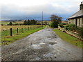 Track from road leading to Nether Bruntstane