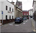 SO0428 : One-way Tredegar Street, Brecon by Jaggery