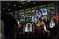 View of lanterns in the lantern parade of Light Up the Night