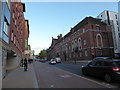 Cycle lane in Newarke Street